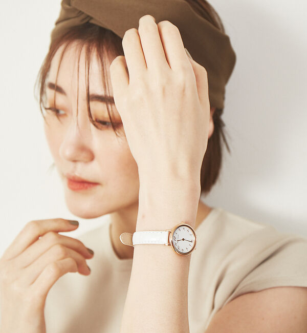 Rouge vif「【PIERRE LANNIER】ノバコレクションピンクゴールド P427C900」|腕時計|ホワイト