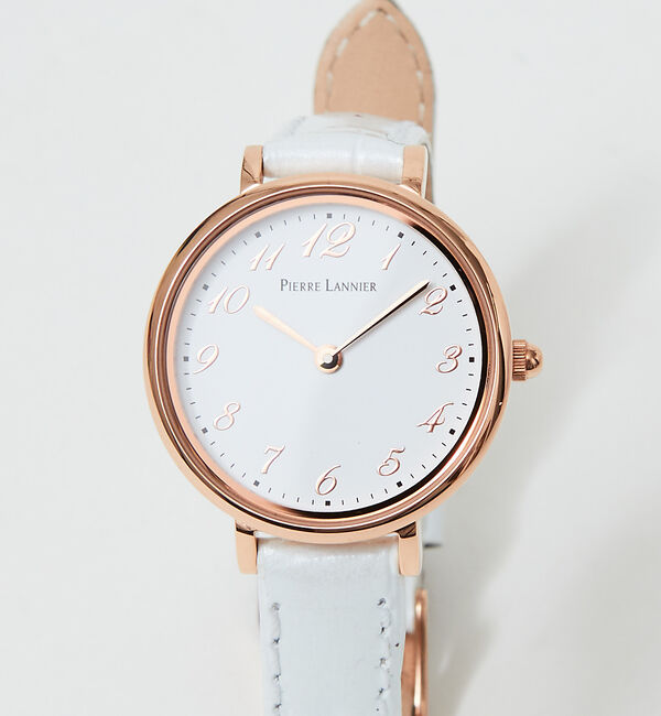 Rouge vif「【PIERRE LANNIER】ノバコレクションピンクゴールド P427C900」|腕時計|