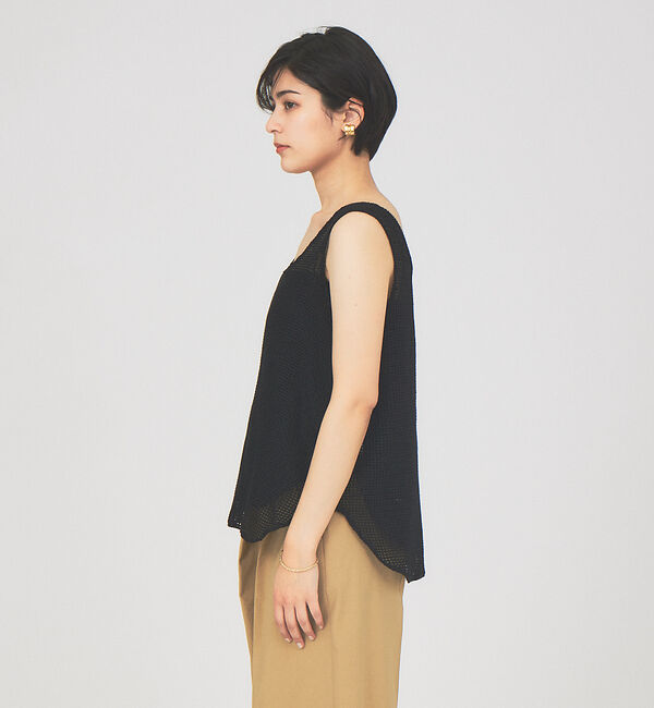 Rouge vif「メッシュノースリーブ(キャミ付き)」|キャミソール|