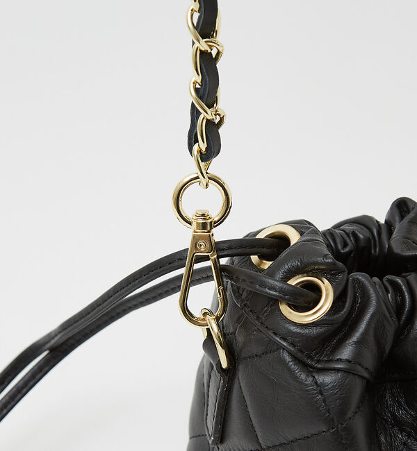 Rouge vif「【AULENTTI/オウレンティ】キルティングチェーンミニバッグ / ショルダー」|ショルダー・メッセンジャー|