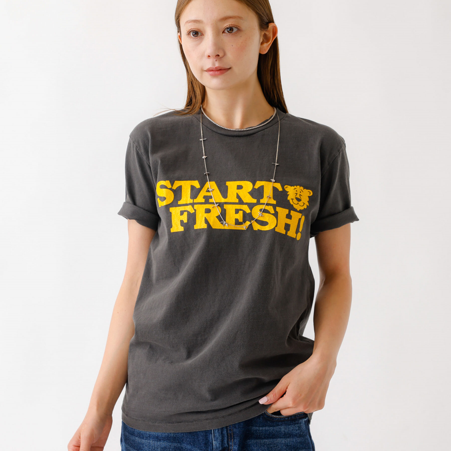 Rouge vif「【MIXTA/ミクスタ】プリント Tシャツ / ロゴTシャツ / ねこ / 半袖」|Tシャツ・カットソー|ブラック系その他2