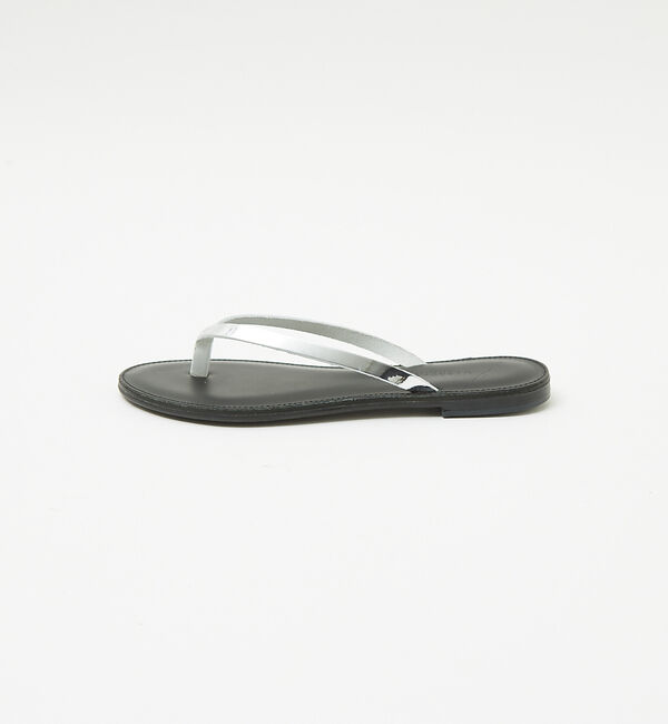 Rouge vif「【NICOLAS LAINAS/ニコラスライナス】レザーメタリックトングサンダル」|サンダル|