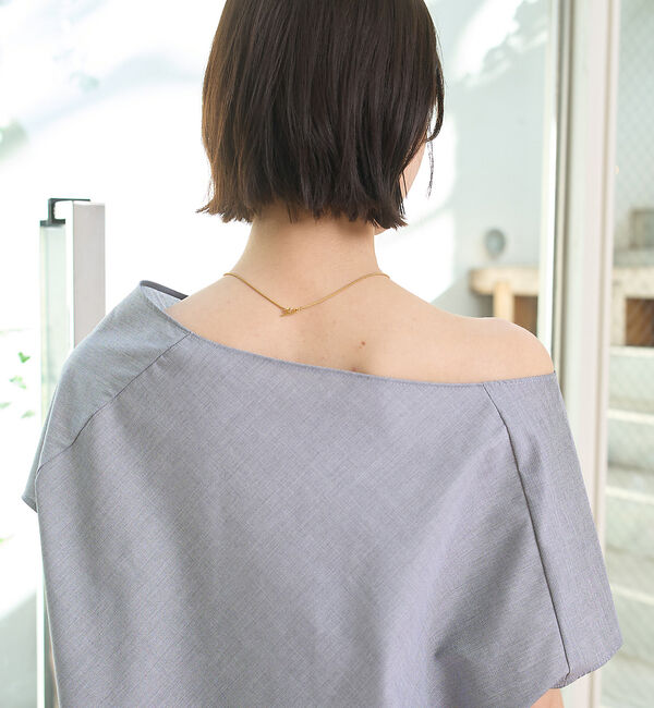 Rouge vif「ドレープカラーブラウス」|シャツ・ブラウス|