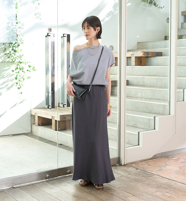 Rouge vif「ドレープカラーブラウス」|シャツ・ブラウス|