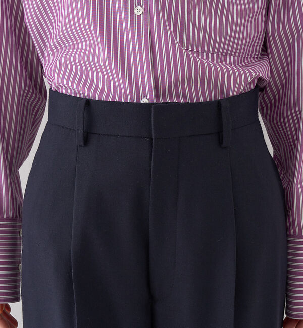 Rouge vif「【セットアップ対応】メンズライクウール混サキソニーテーパードパンツ」|その他|