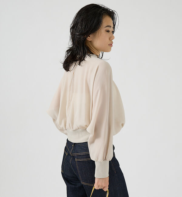 Rouge vif「ストレッチジョーゼットブラウス」|シャツ・ブラウス|