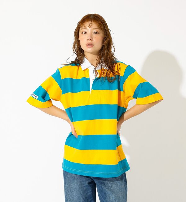 Rouge vif「【BARBARIAN/バーバリアン】ライトウェイトラグビーT/Light wei」|Tシャツ・カットソー|