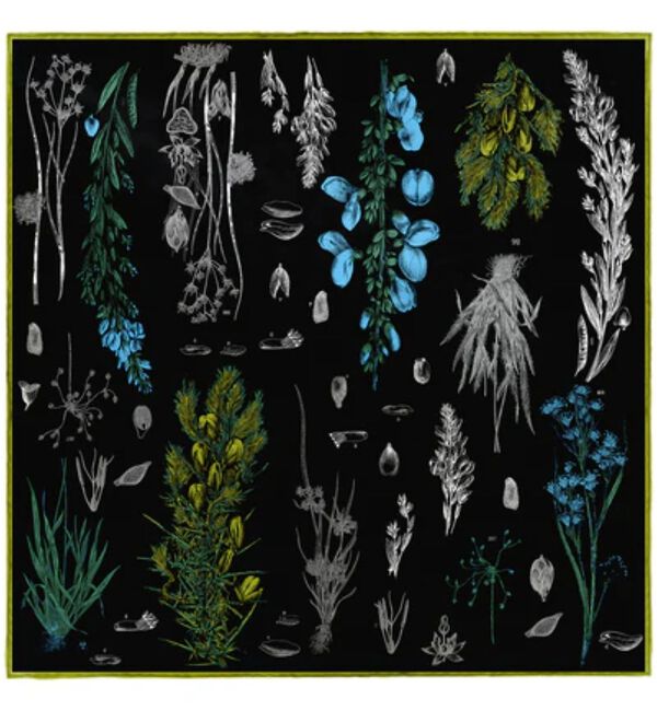 Rouge vif「【manipuri/マニプリ】ボタニカルフラワー/コラージュボタニカルフラワーシ」|バンダナ・スカーフ|