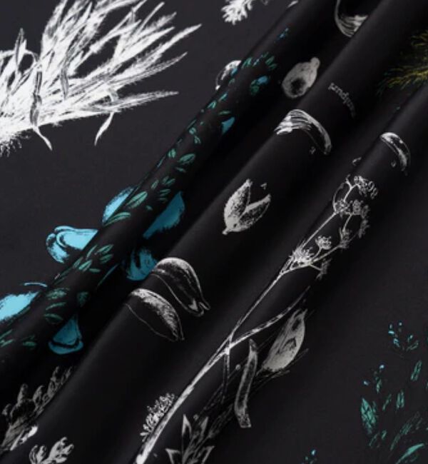 Rouge vif「【manipuri/マニプリ】ボタニカルフラワー/コラージュボタニカルフラワーシ」|バンダナ・スカーフ|