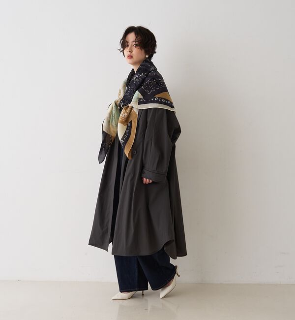 Rouge vif「【manipuri/マニプリ】フラグメントバンダナ コットンシルクストール 12」|マフラー|