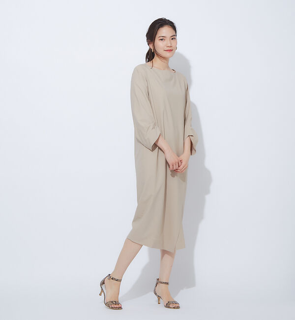 qualite「ウールストレッチワンピース」|ワンピース|