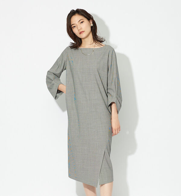 qualite「ウールストレッチワンピース」|ワンピース|