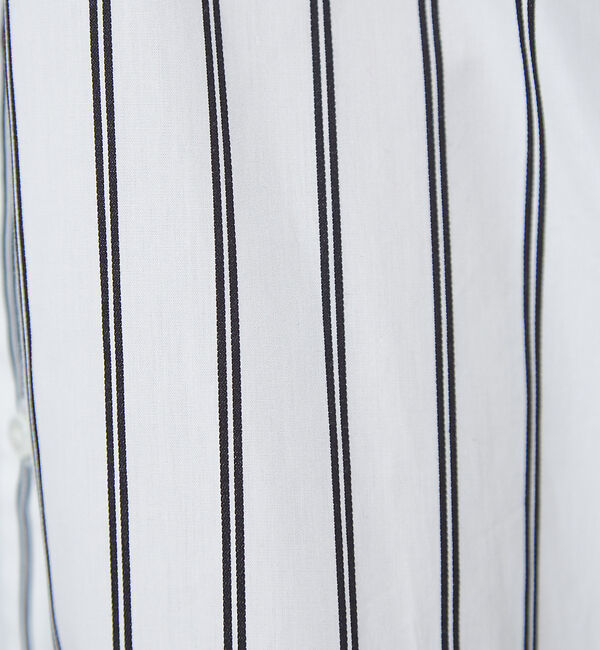 qualite「ストライプウエストクロスワンピース」|ワンピース|