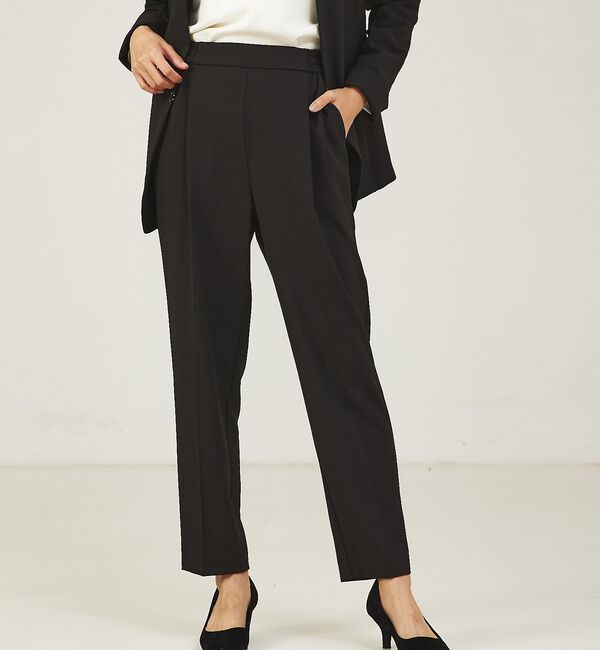 abahouse mavie「【エニデイカセット】タックテーパードパンツ」|スラックス|