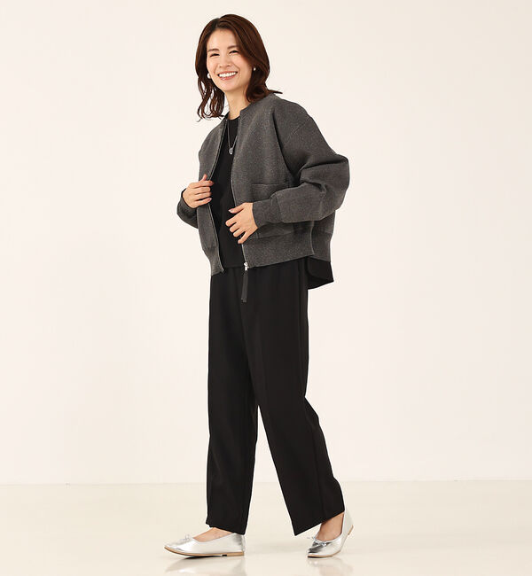 abahouse mavie「ラメプレーティングブルゾン」|ブルゾン・スタジャン|