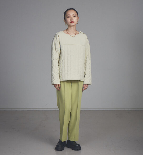 NOMINE「【展開店舗限定】キルト中綿プルオーバー」|スウェット・ジャージ|