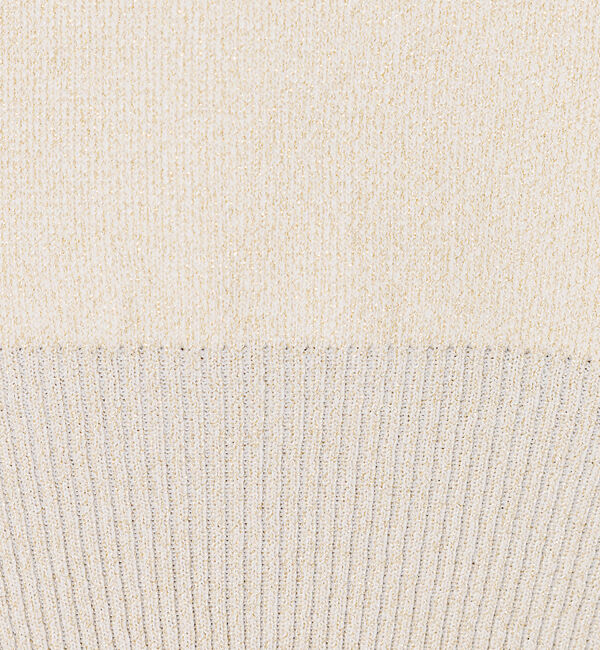 NOMINE「ラメプレーティングボリュームスリーブニット」|ニット・セーター|