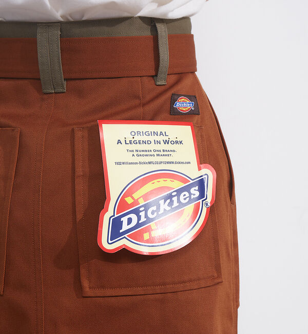 NOMINE「【Dickiesコラボ 別注】ウエスト配色 ベルトチノロングスカート」|スカート|