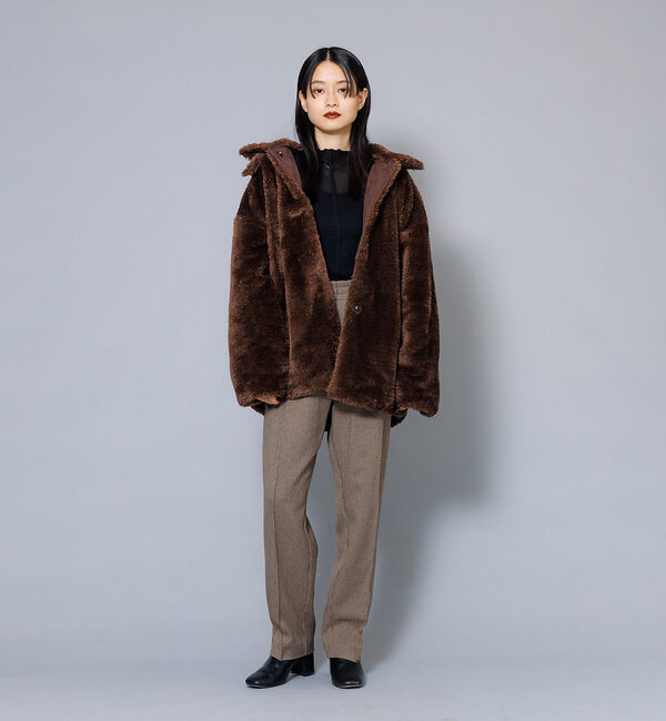 NOMINE「【セットアップ対応】チェック3タックテーパードパンツ」|スラックス|