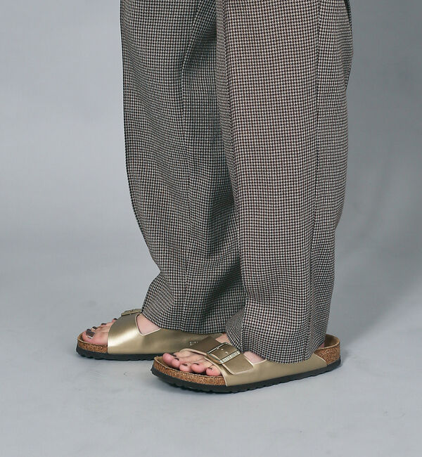 NOMINE「【セットアップ対応】チェック3タックテーパードパンツ」|スラックス|