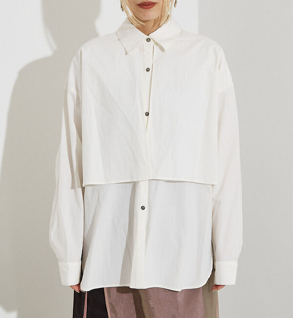 NOMINE「【セットアップ着用可】ロングフライ  ヨーク シャツ」|シャツ・ブラウス|
