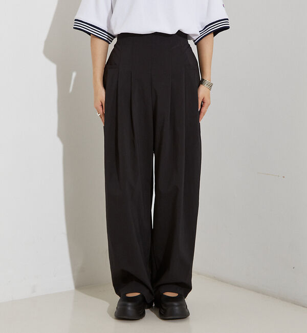 NOMINE「【セットアップ着用可】3タック  ワイドパンツ」|その他|