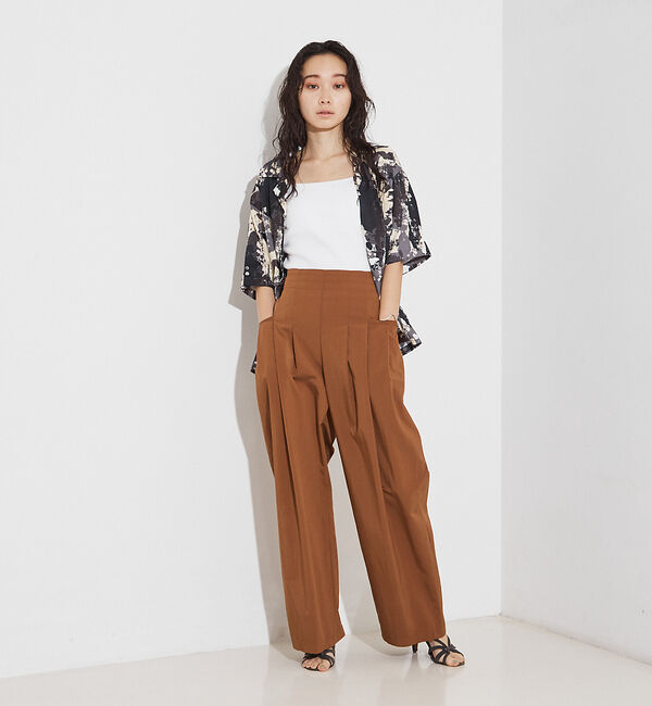 NOMINE「【セットアップ着用可】3タック  ワイドパンツ」|その他|