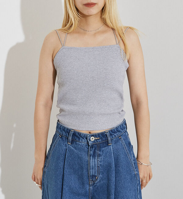 NOMINE「2WAY カップイン テレコ キャミソール」|キャミソール|