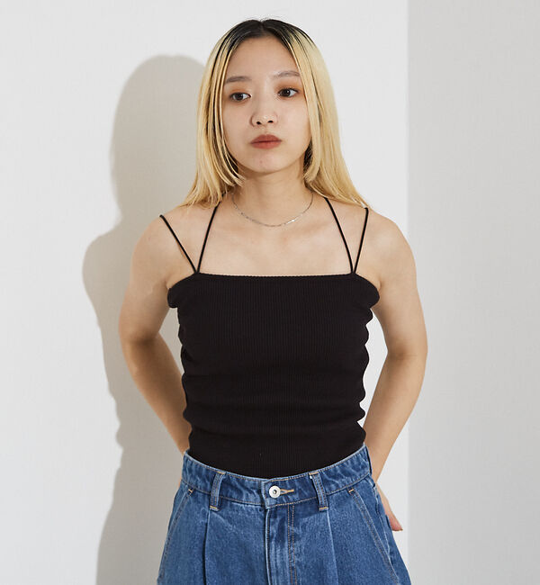 NOMINE「2WAY カップイン テレコ キャミソール」|キャミソール|