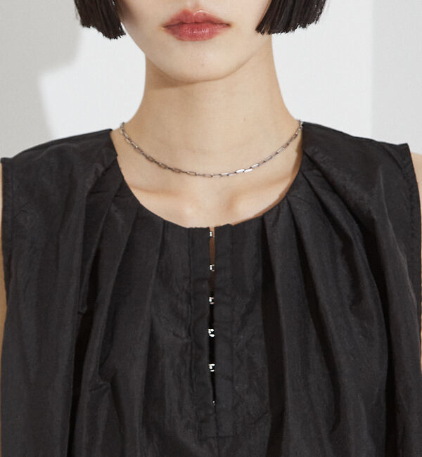 NOMINE「タック バルーン タンクトップ ブラウス」|シャツ・ブラウス|