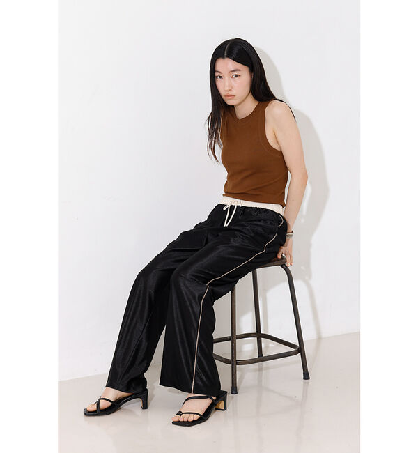 NOMINE「カップイン テレコ タンクトップ」|キャミソール|