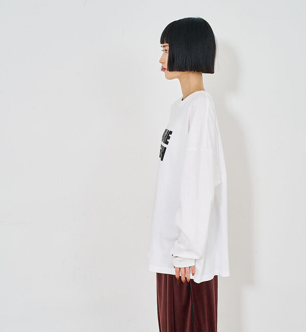 NOMINE「【ユニセックス】オーバーシルエット ロゴ ロンT」|Tシャツ・カットソー|