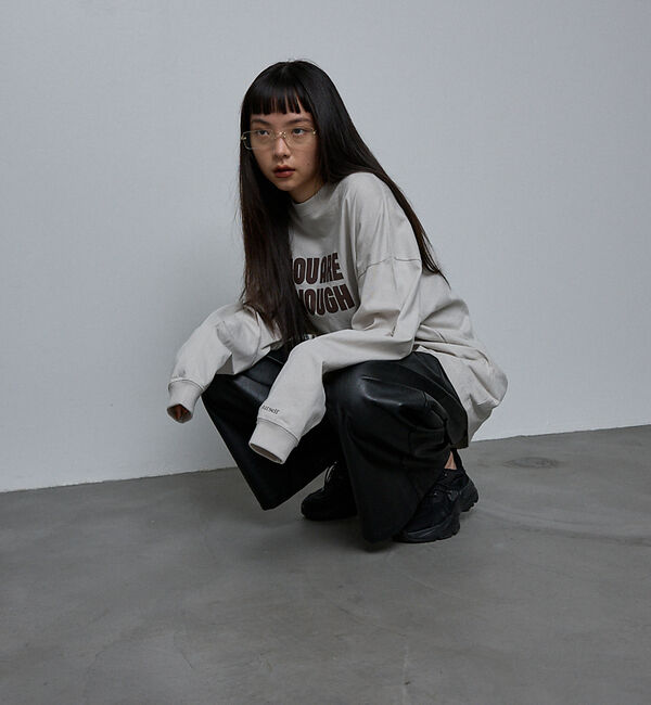 NOMINE「【ユニセックス】オーバーシルエット ロゴ ロンT」|Tシャツ・カットソー|