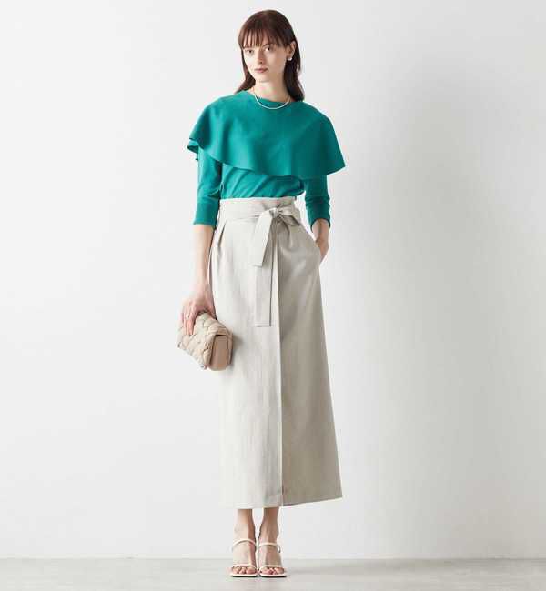 Liesse「ケープネック2WAYニット」|ニット・セーター|