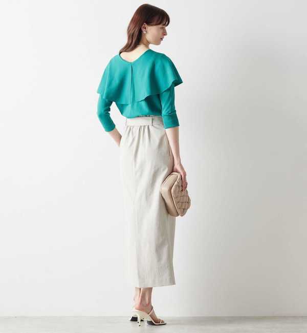 Liesse「ケープネック2WAYニット」|ニット・セーター|