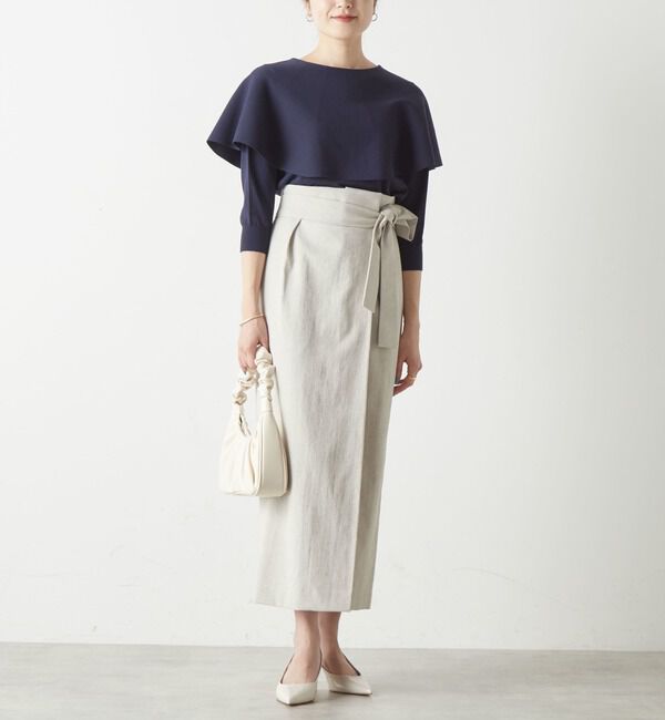 Liesse「ケープネック2WAYニット」|ニット・セーター|