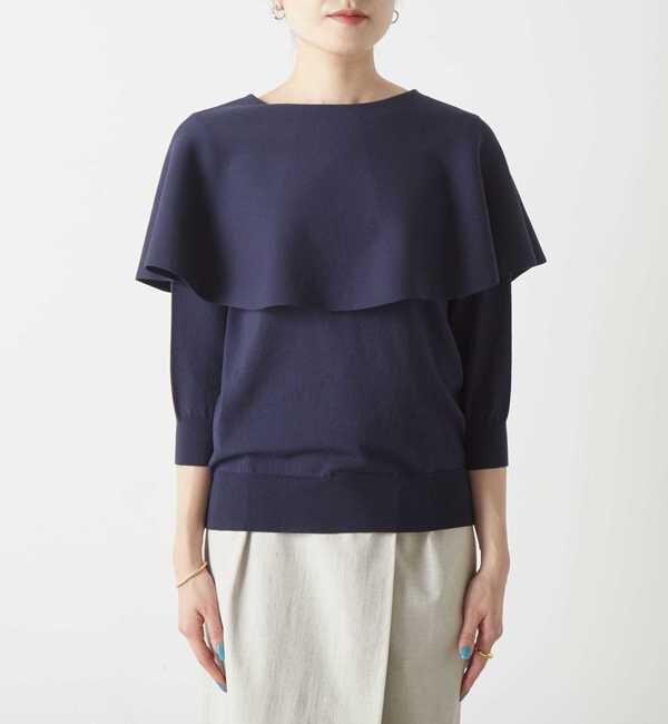 Liesse「ケープネック2WAYニット」|ニット・セーター|