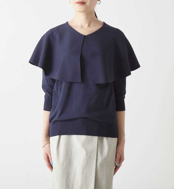 Liesse「ケープネック2WAYニット」|ニット・セーター|