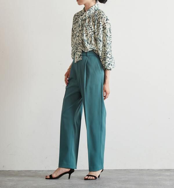 Liesse「ツイルストレッチストレートパンツ（セットアップ対応可）」|その他|