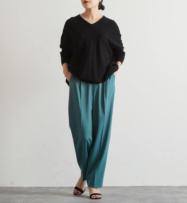 Liesse「ツイルストレッチストレートパンツ（セットアップ対応可）」|その他|