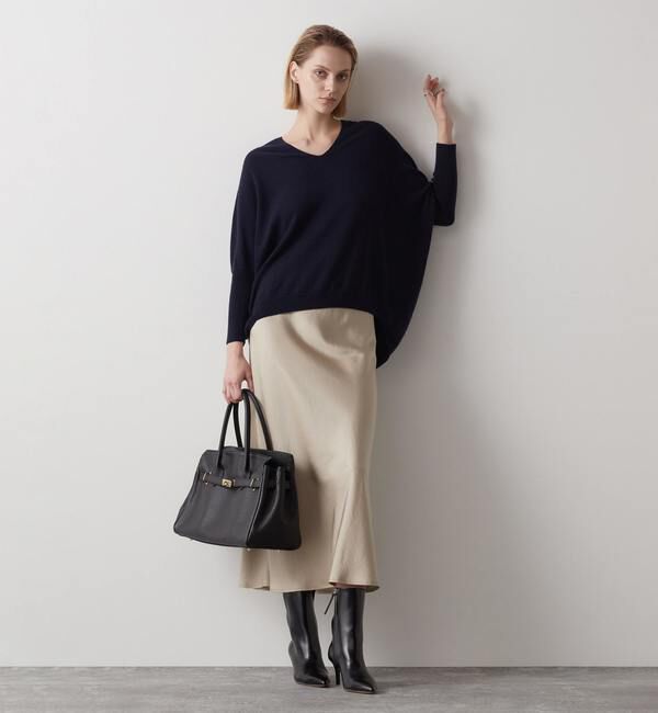 Liesse「サテンバイアススカート」|スカート|