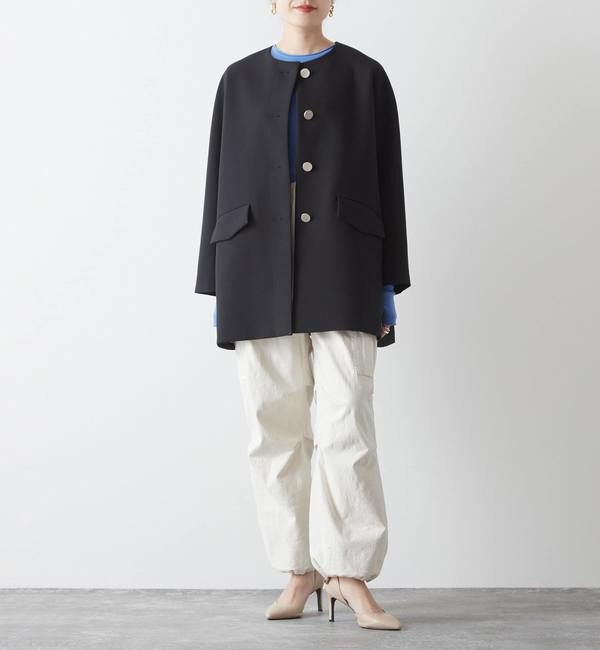 Liesse「メタルボタンAラインコート」|ブルゾン・スタジャン|