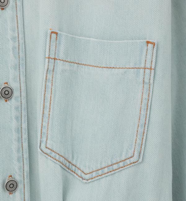 SOFFITTO「【HAIKURE/ハイクル】Tatum Lipari Blue Denim Dress」|チュニック|