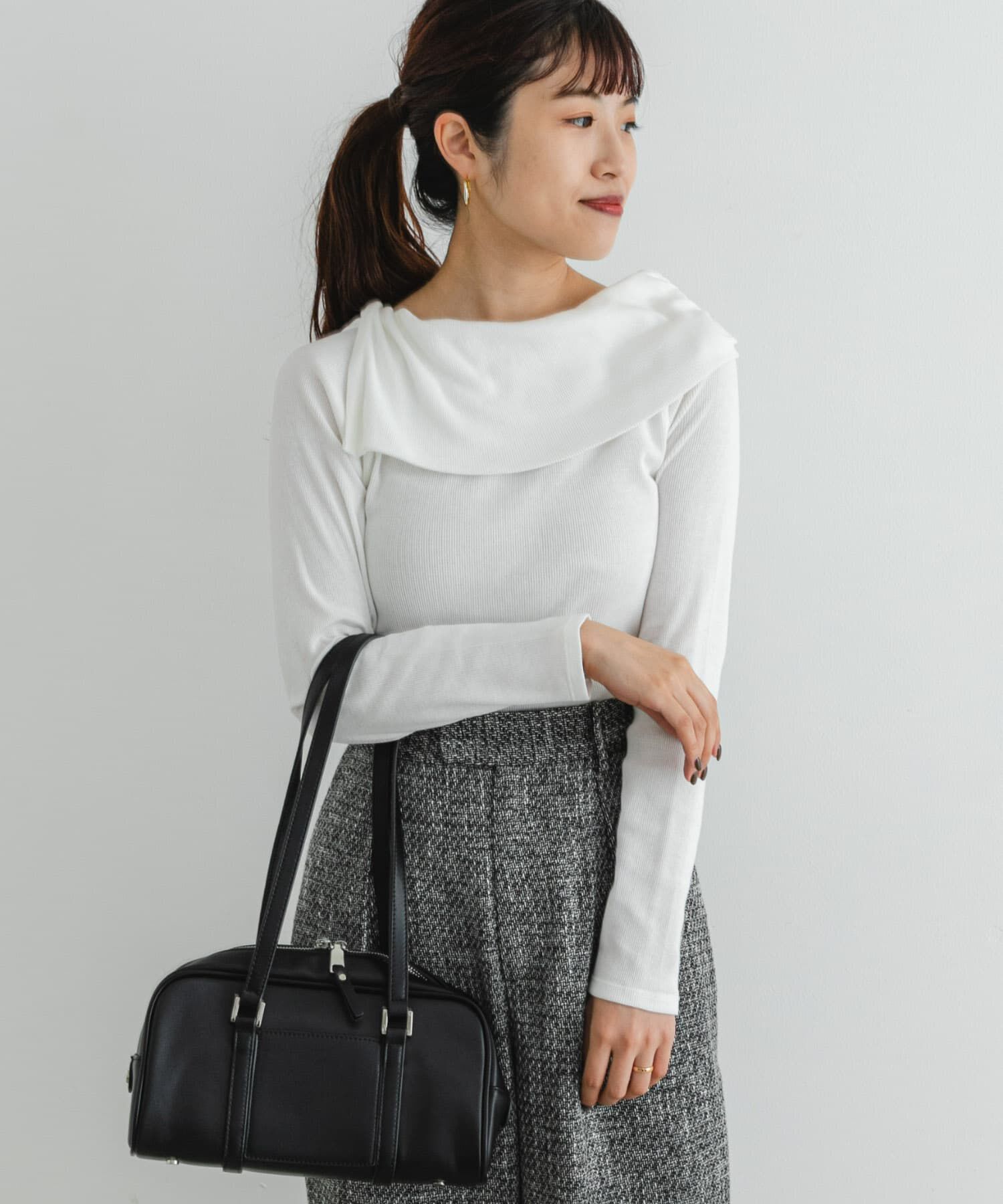 URBAN RESEARCH ROSSO「F by ROSSO　アシメボートネックプルオーバー」|Tシャツ・カットソー|