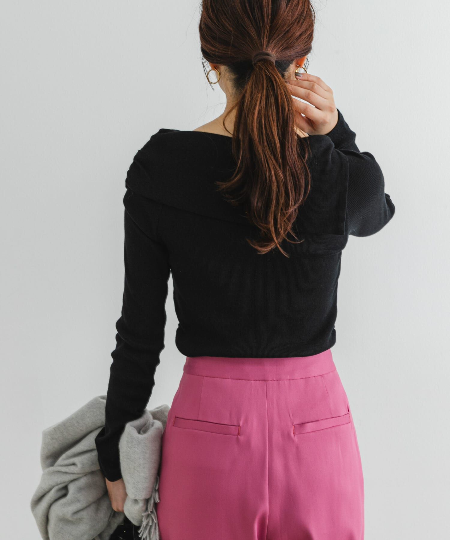 URBAN RESEARCH ROSSO「F by ROSSO　アシメボートネックプルオーバー」|Tシャツ・カットソー|