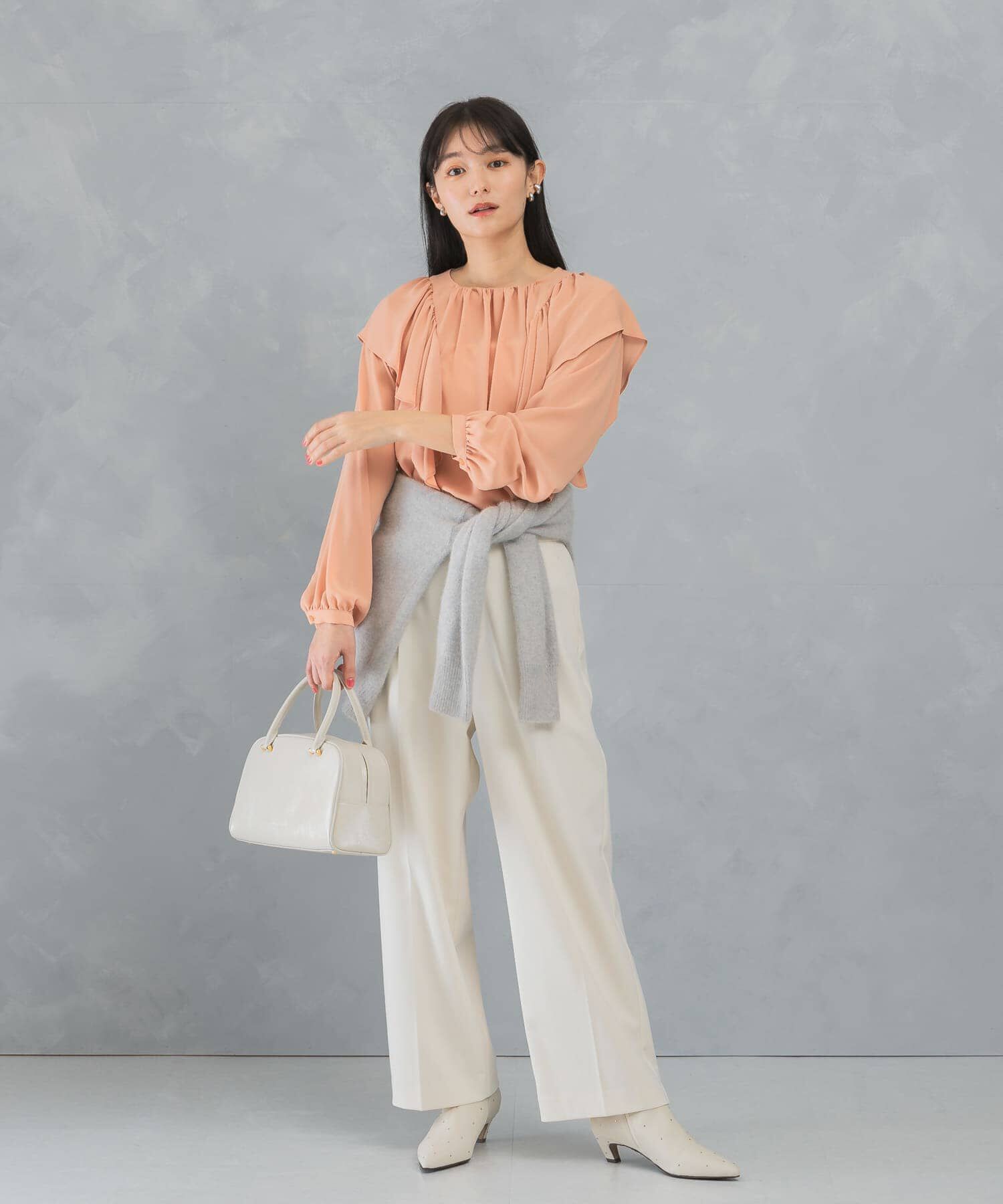 URBAN RESEARCH ROSSO「フリルラッフルブラウス」|シャツ・ブラウス|