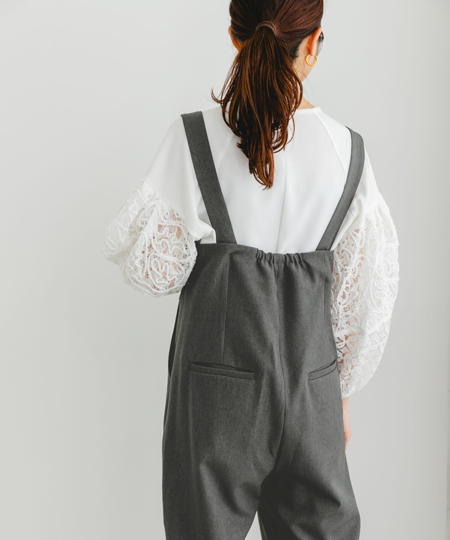 URBAN RESEARCH ROSSO「F by ROSSO　イージーケアワイドストレートオールインワン」|スカート|