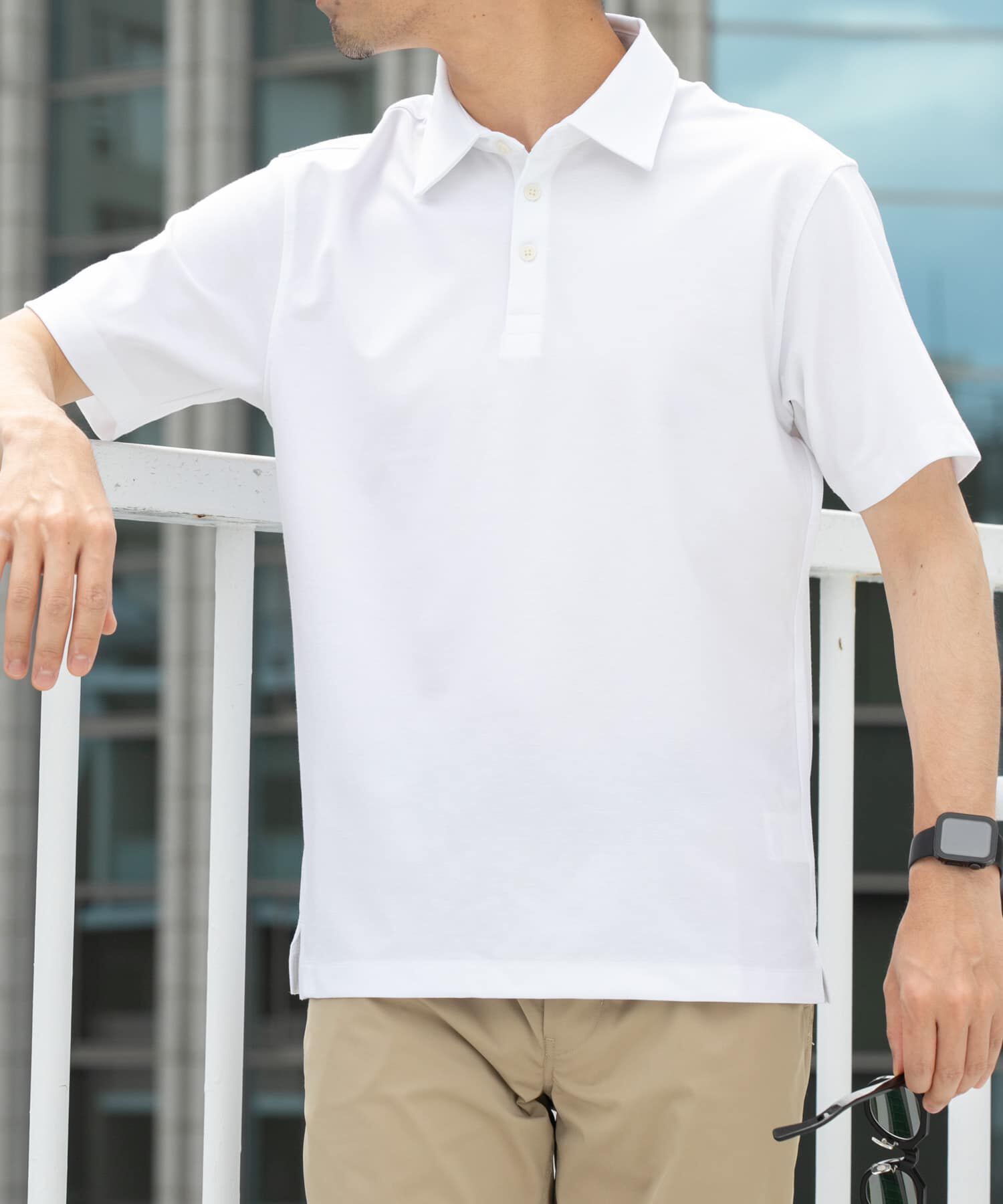 URBAN RESEARCH ROSSO「『XLサイズあり』ハイパフォーマンスコンフォートポロシャツ」|ポロシャツ|