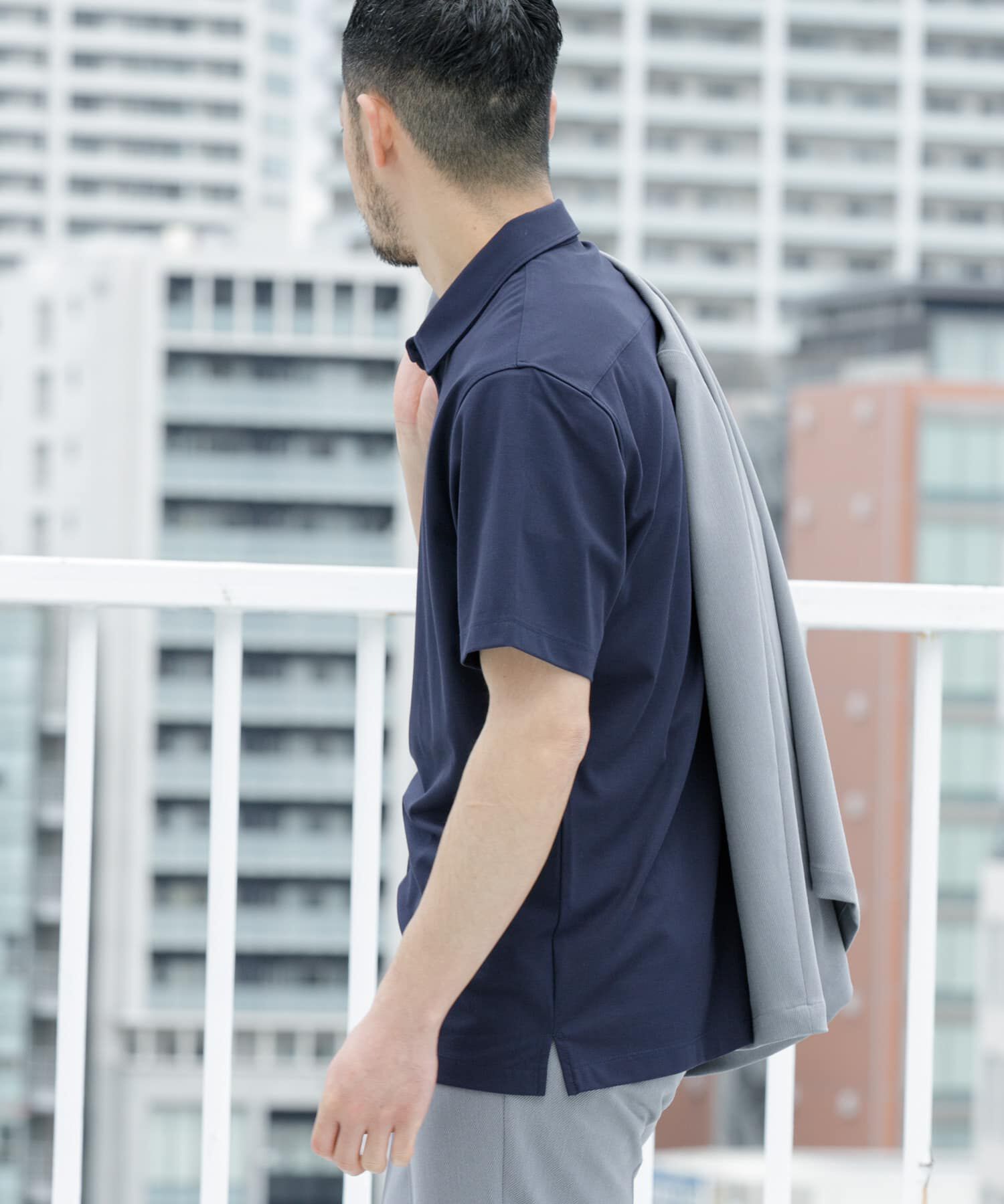 URBAN RESEARCH ROSSO「『XLサイズあり』ハイパフォーマンスコンフォートポロシャツ」|ポロシャツ|