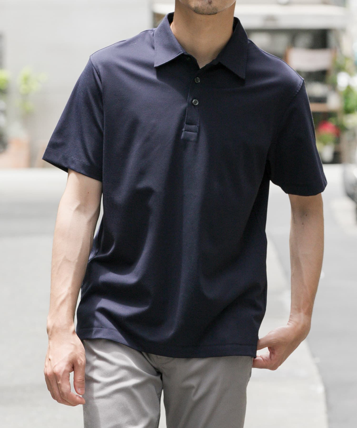 URBAN RESEARCH ROSSO「『XLサイズあり』ハイパフォーマンスコンフォートポロシャツ」|ポロシャツ|